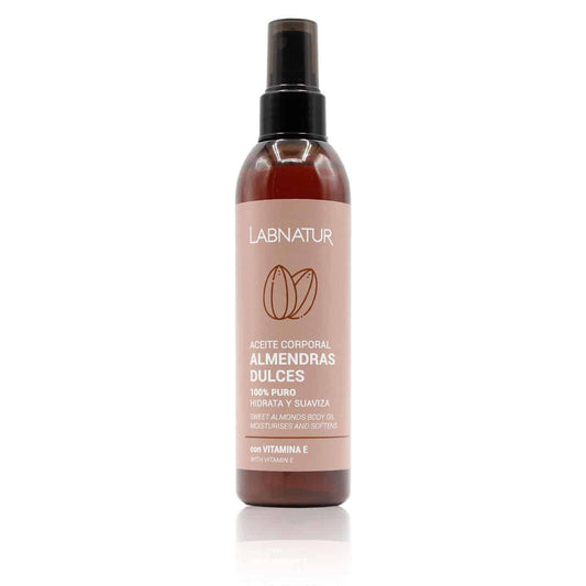 Aceite Corporal de Almendras Dulces Labnatur 200 ml | Hidrata y Suaviza | Piel Seca, Estrías y Cabello | Vegano_0