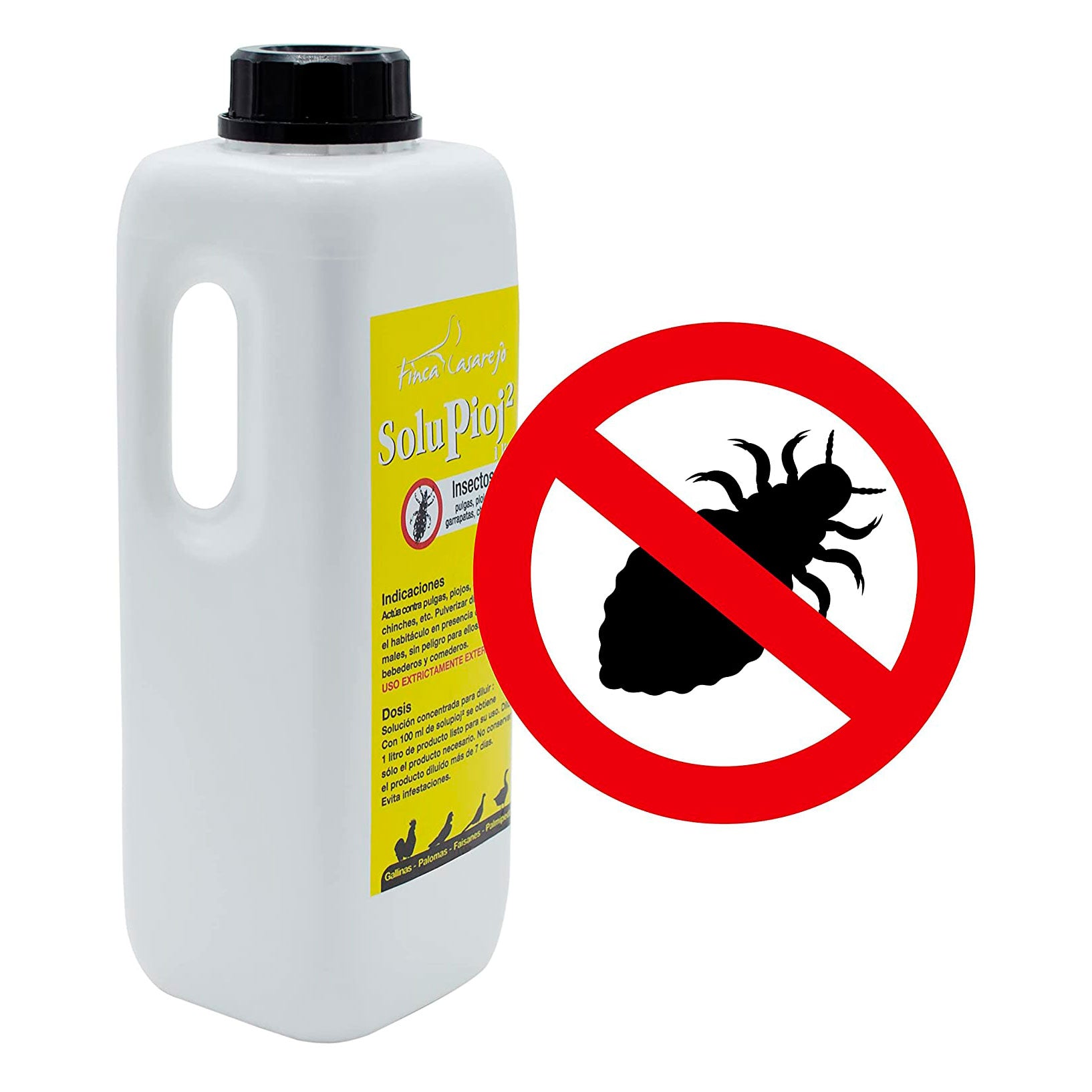 Producto Natural Contra El Ácaro Rojo - Elimina Piojos De Las Gallinas, Pulgas, Garrapatas Y Chinches Del Gallinero -5 L_2