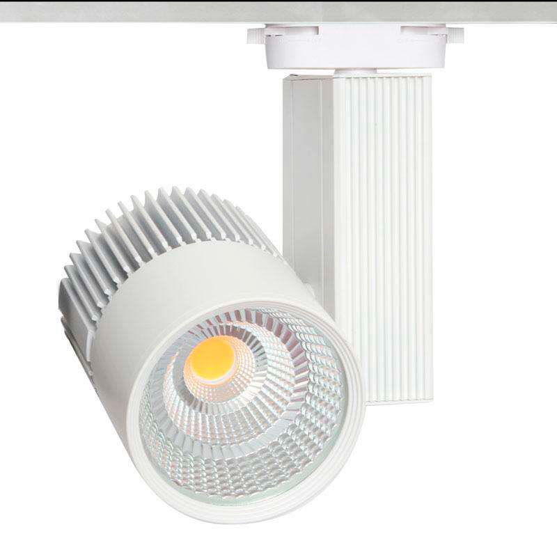 Foco Carril Monofásico Cronolux Chip Cree Led, Blanco, 35w, Blanco Cálido_1