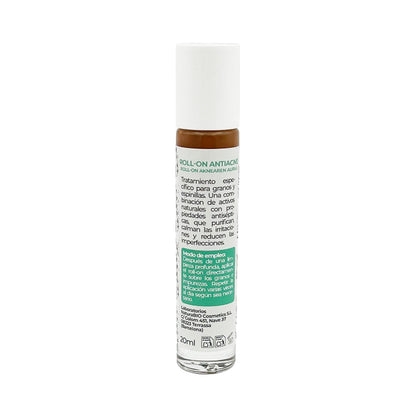 Roll-on antiacné purificante, árbol de té y  tomillo, NaturaBIO Cosmetics, 20 ml