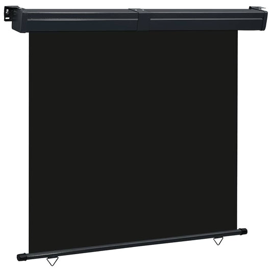 Vidaxl Toldo Lateral De Balcón Negro 165x250 Cm_0