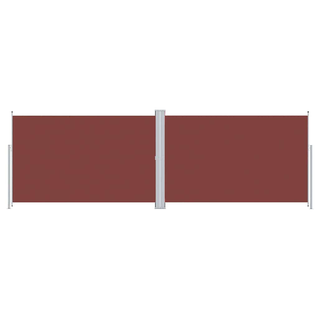 Vidaxl Toldo Lateral Retráctil Marrón 220x600 Cm_0