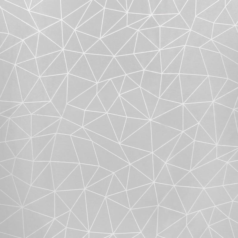 Mantel Hule Rectangular Geometrico Gris. Impermeable Antimanchas Pvc 140 Cm. X 20 Metros. Rollo Recortable. Interior Y Exterior