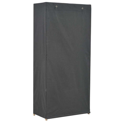 Armario De Tela Gris 79x40x170 Cm_2