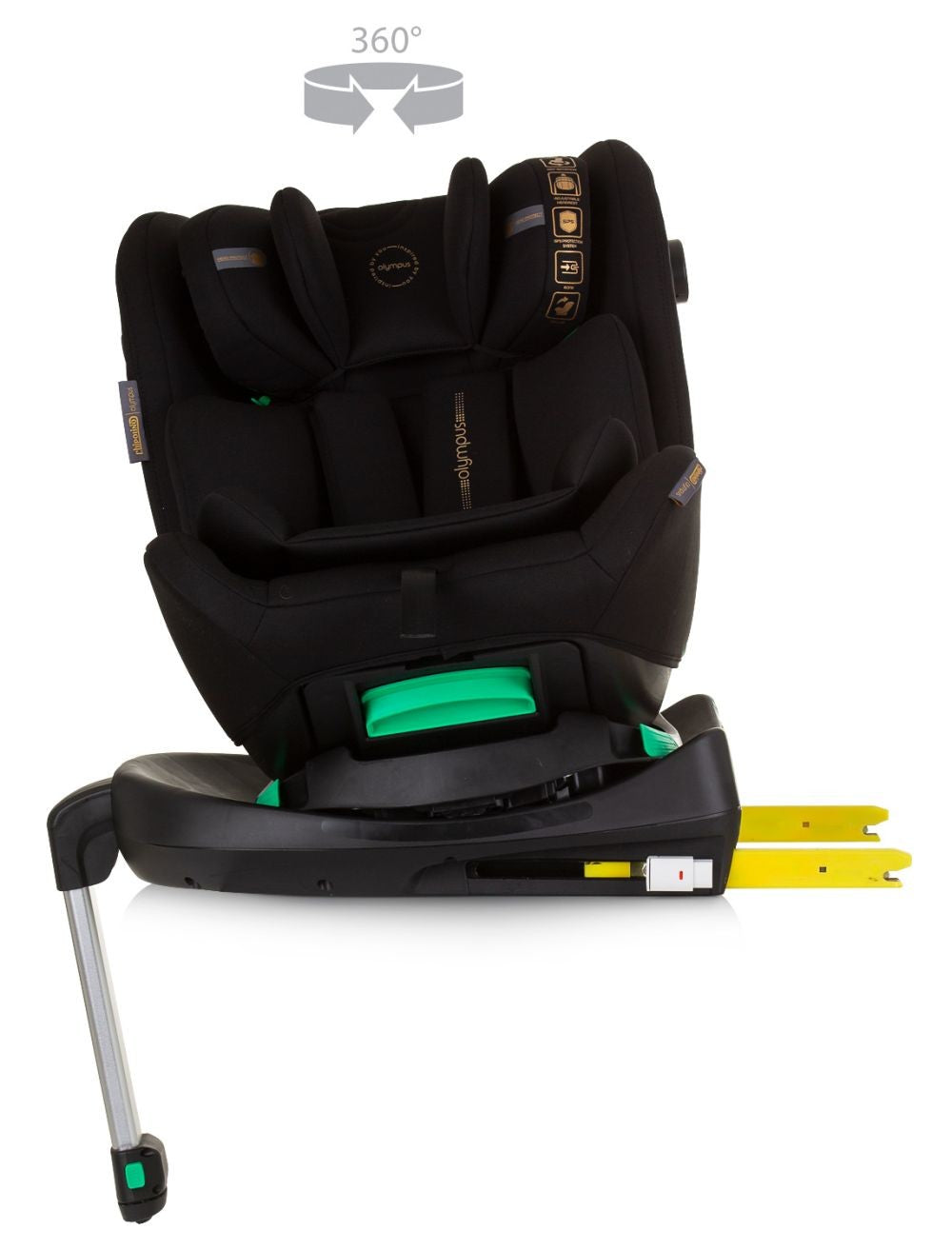 Silla De Coche Olympus 360 I-size 40-150 Cm Obsidian_4