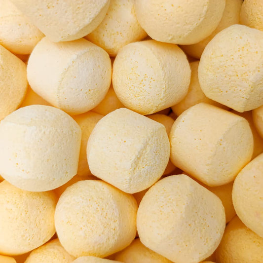 Caja 25 Mini Bombas Efervescentes Para Manicura Y Pedicura - Ablandan Durezas, Uñas Y Cutículas - Aroma Piña Colada_0