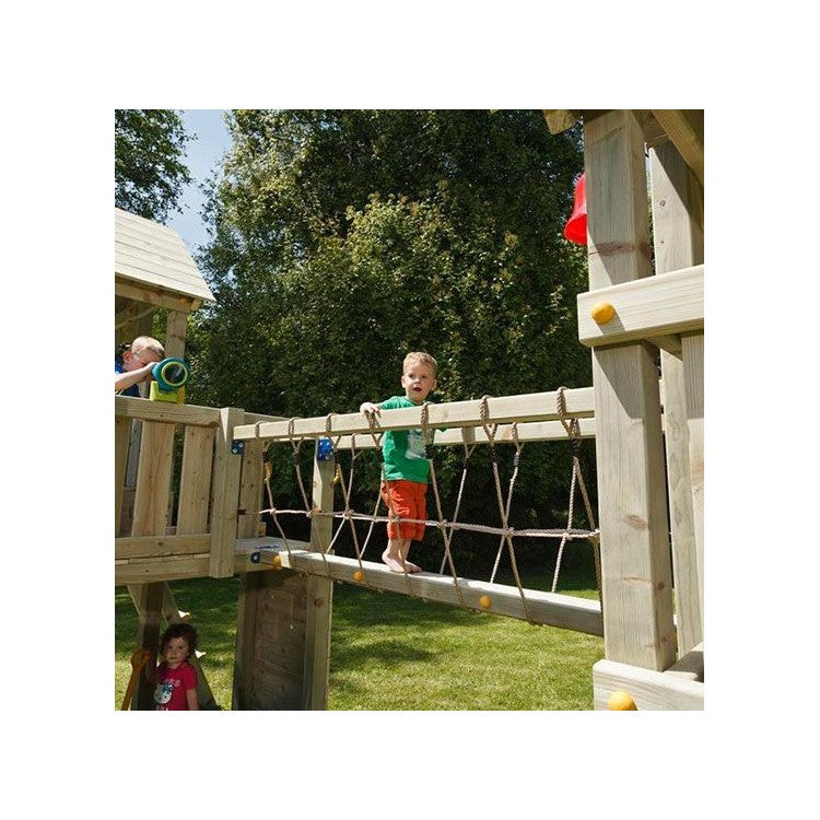 Parque Infantil Masgames Himalaya Puente @bridge: Madera Con Cuerdas.