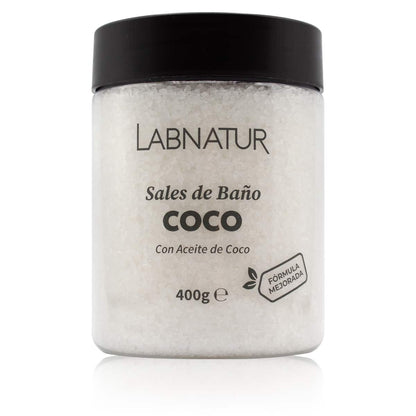 Sales de Baño Coco 400 g | Hidratantes y Relajantes | Fragancia Tropical | Cuidado de la Piel_0