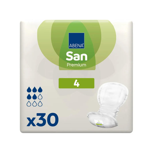 San Talla 4 con Cinta Adhesiva Premium Abena 30 uds