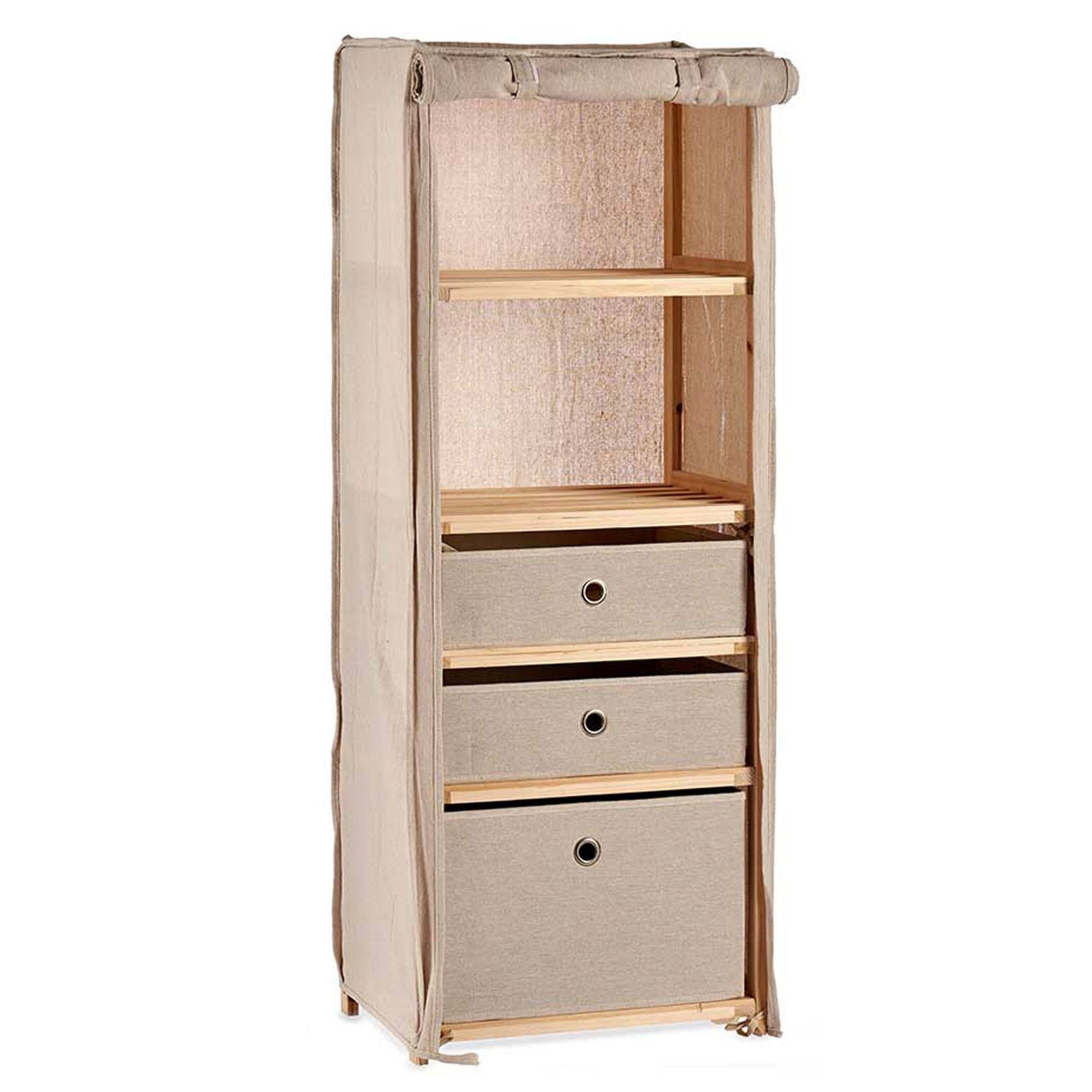 Estantería 3 Cajones Natural - Colección Kipit