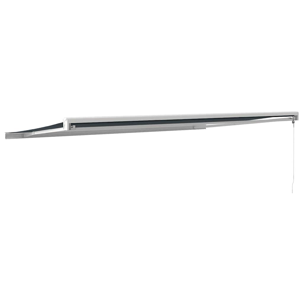 Toldo Retráctil Aluminio Y Tela Gris Antracita 5x3 M_4