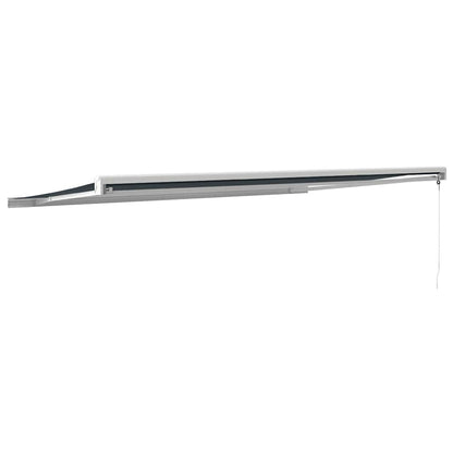 Toldo Retráctil Aluminio Y Tela Gris Antracita 5x3 M_4
