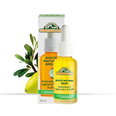 Aceite Argán antioxidante y regenera, Corpore Sano 30 ml