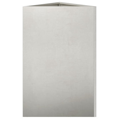 Jardinera Triangular De Acero Inoxidable 50x43x75 Cm_4