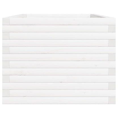 Jardinera De Madera Maciza De Pino Blanco 90x60x46 Cm_5