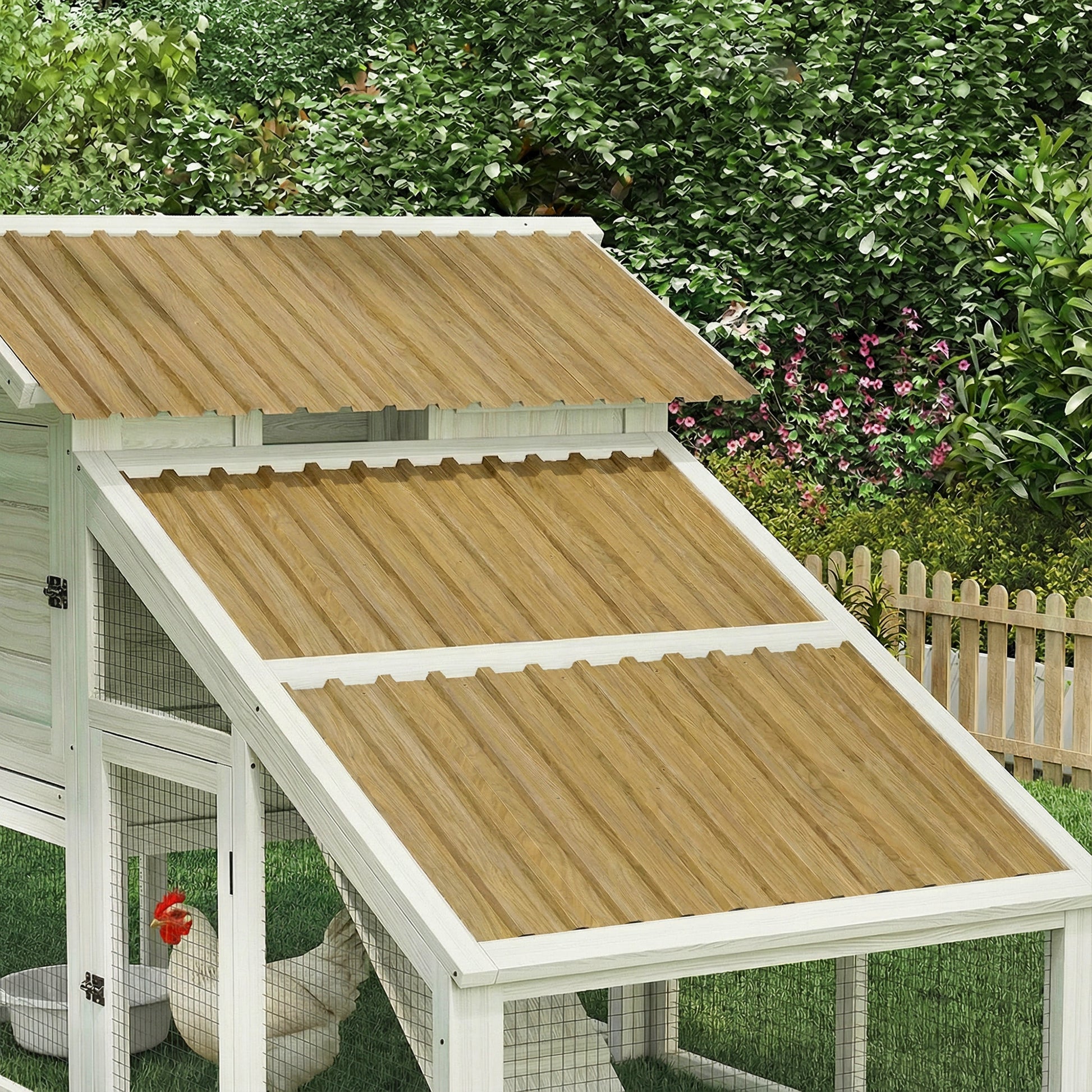 Outsunny Juego De 12 Paneles Para Tejado De Acero Galvanizado 129x45cm Natural_4