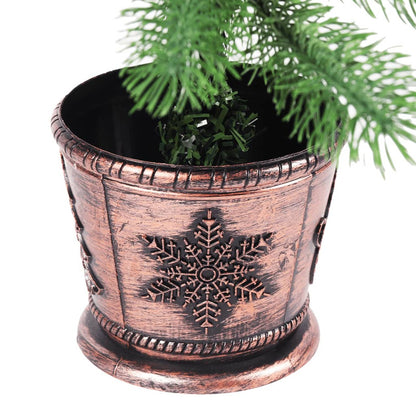 Vidaxl Árbol De Navidad Artificial Preiluminado Con Luces Verde 65 Cm_5