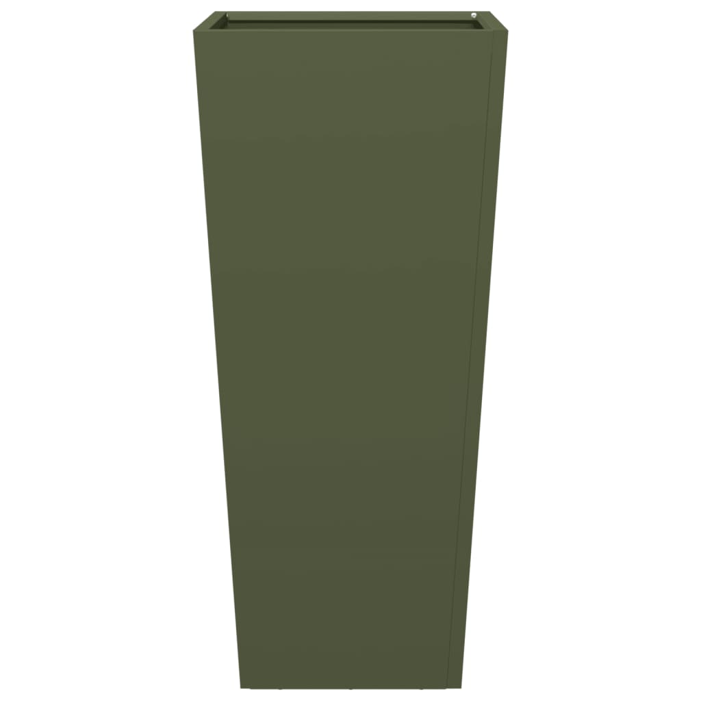 Jardinera Hexagonal Acero Verde Oliva 35x35x75 Cm_3