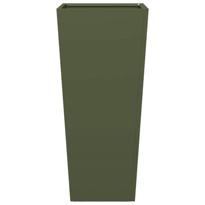 Jardinera Hexagonal Acero Verde Oliva 35x35x75 Cm_3
