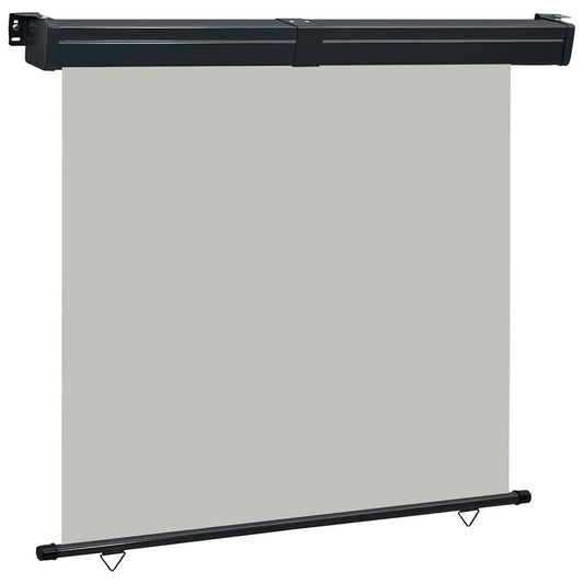 Vidaxl Toldo Lateral De Balcón Gris 165x250 Cm_0