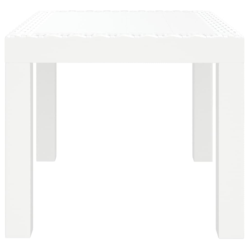 Vidaxl Mesa De Jardín Pp Blanco 59x47x40 Cm_3
