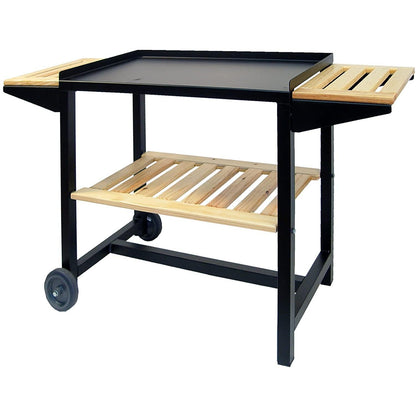 Barbacoa completa con Bandejas de Madera Imex el Zorro 72x40x100