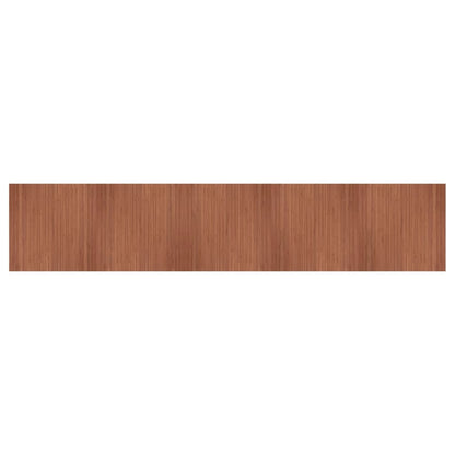 Alfombra Rectangular Bambú Marrón 100x500 Cm / Vetonek_1