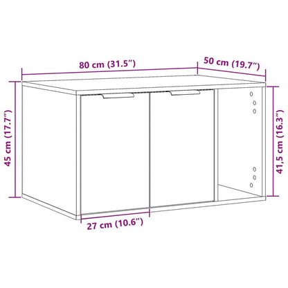 Vidaxl Mueble Arenero Para Gatos Madera Gris Sonoma 80x50x45 Cm_2