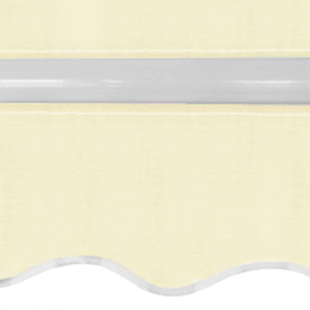 Toldo Plegable De Operación Manual 600 Cm Color Crema_2