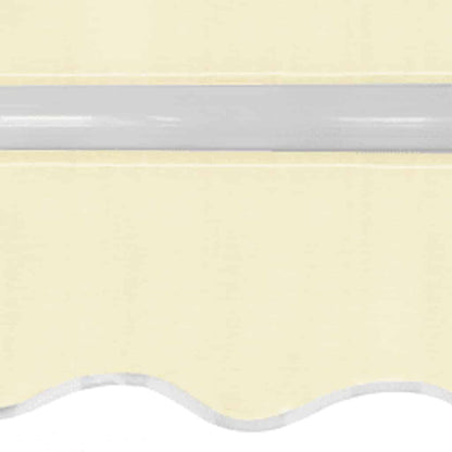 Toldo Plegable De Operación Manual 600 Cm Color Crema_2