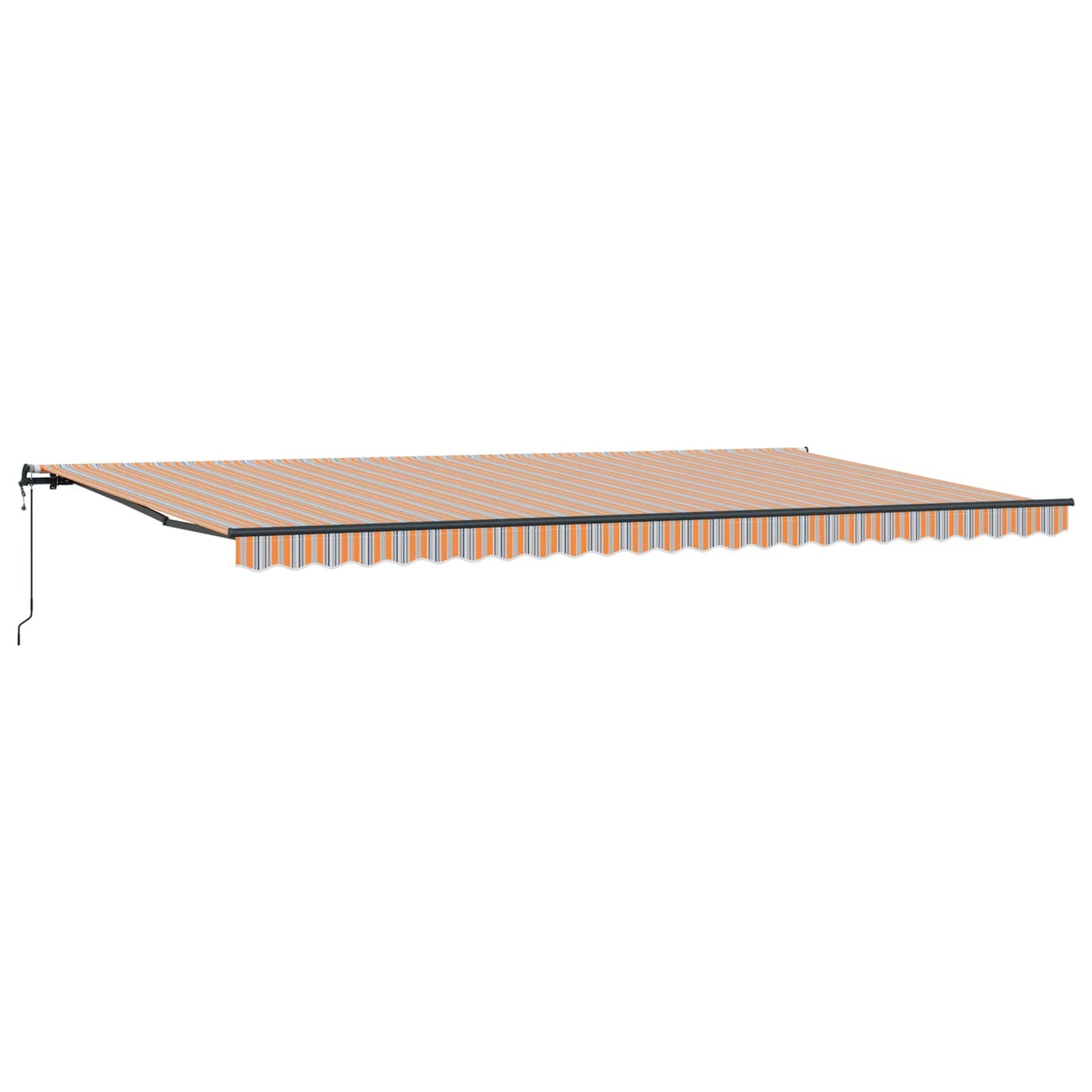 Toldo Retráctil Multicolor 600 X 300 Cm Tela Y Aluminio_0
