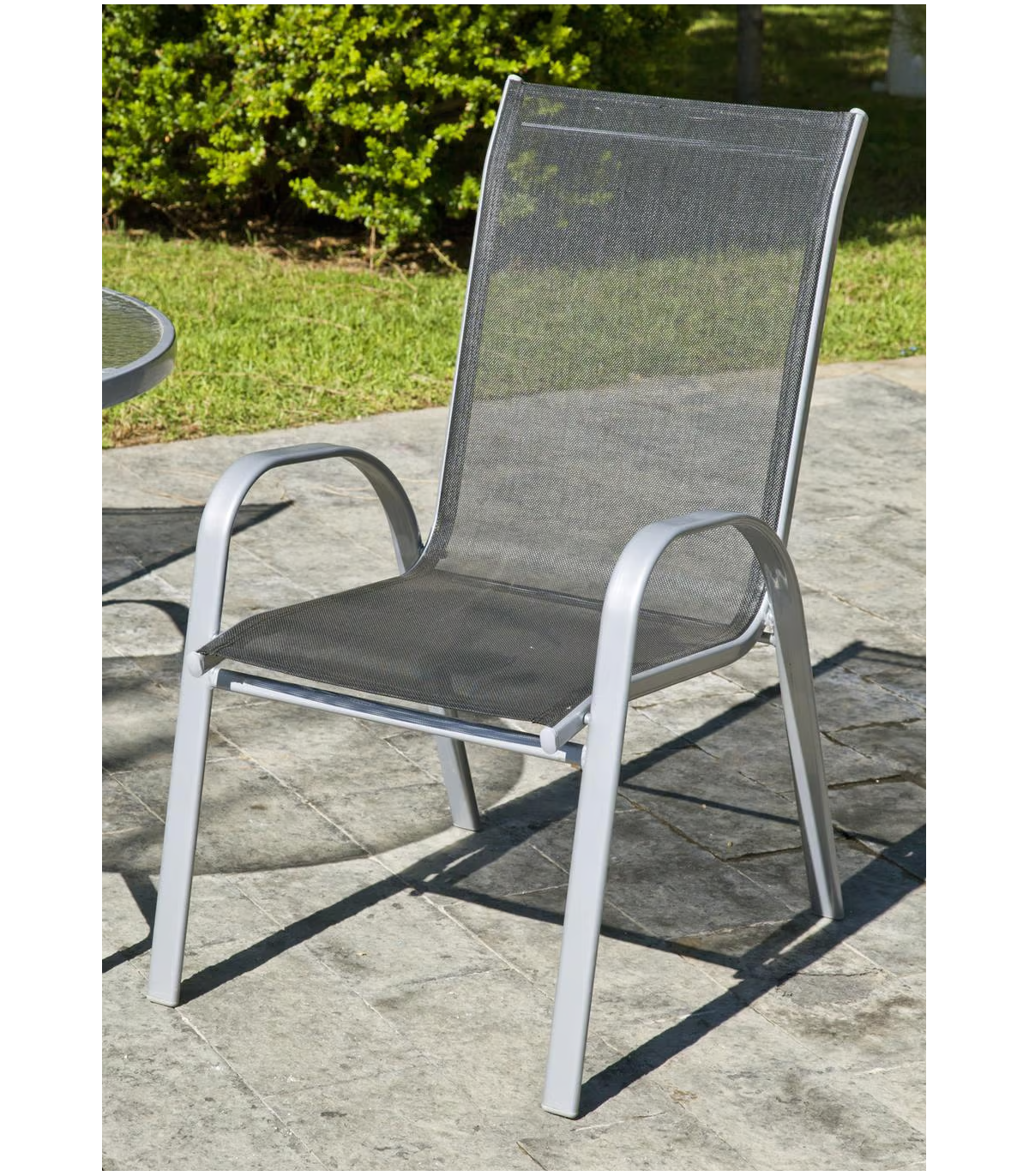 Pack De 4 Sillones Apilables Acero/textilen Seul-3. 94 Cm(alto) 54 Cm(ancho)84 Cm(fondo)_0