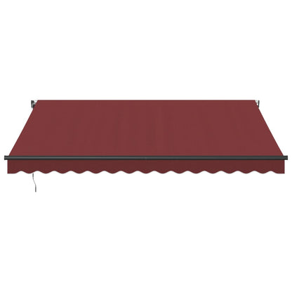 Toldo Retráctil Automático Color Burdeos 400x350 Cm_2