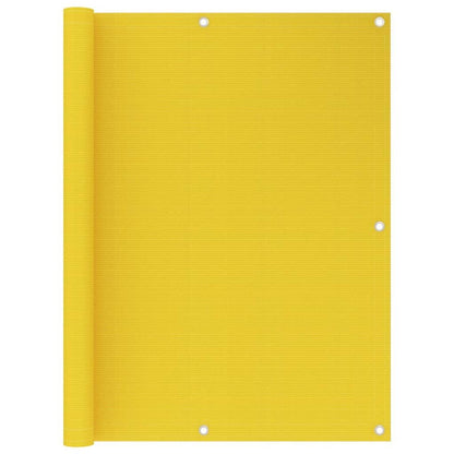 Vidaxl Toldo Para Balcón Hdpe Amarillo 120x300 Cm_0