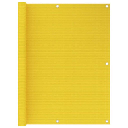 Vidaxl Toldo Para Balcón Hdpe Amarillo 120x300 Cm_0