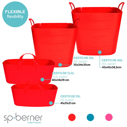 Life Story Cesto Medium 25l Red_2