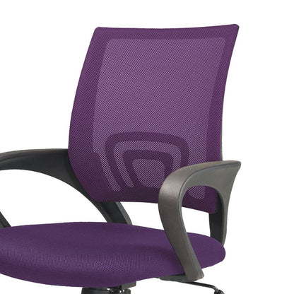 Silla De Oficina Logic Tejido, Violeta, 60 X 90-102 X 60cm_1