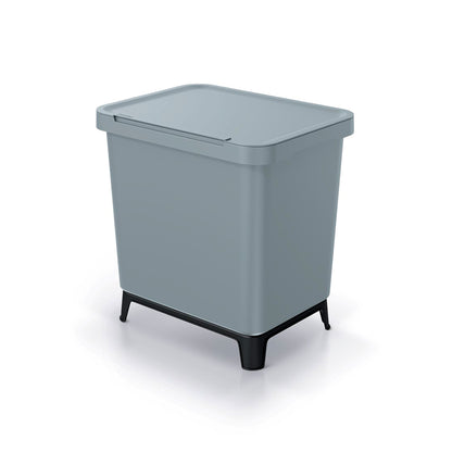 Sistema Clasificador De Reciclaje 2x10l Color Gris Keden_3