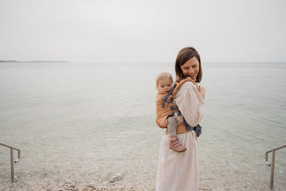 Mochila Portabebé Evolutiva Adaptable Boba X Linen Rye_2