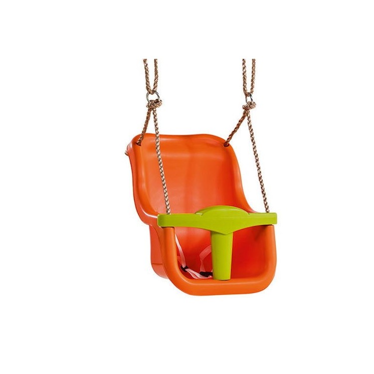 Asiento De Bebe Masgames Premium Naranja Y Verde.