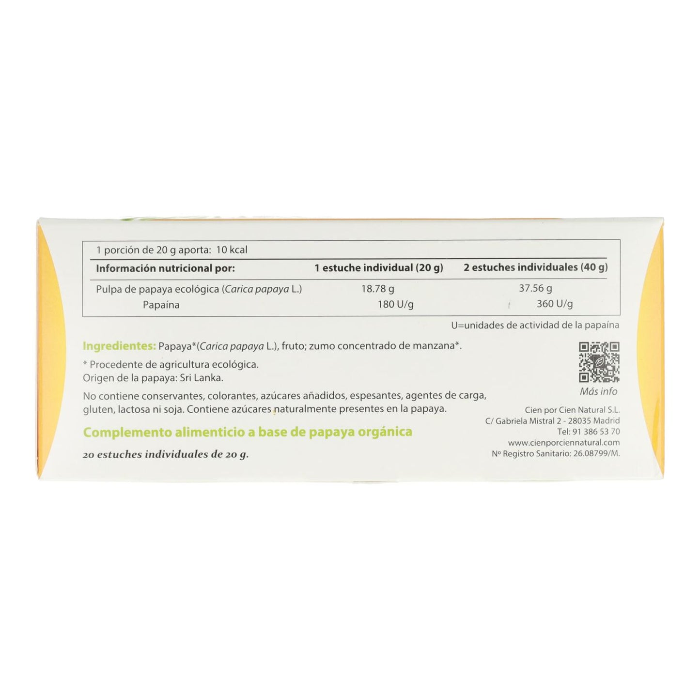 Caricol 20 sobres X 20 Ml 100%Natura