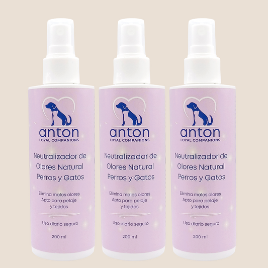 Spray natural neutralizador de olores para perros y gatos – Pack 3 x 200 ml_0