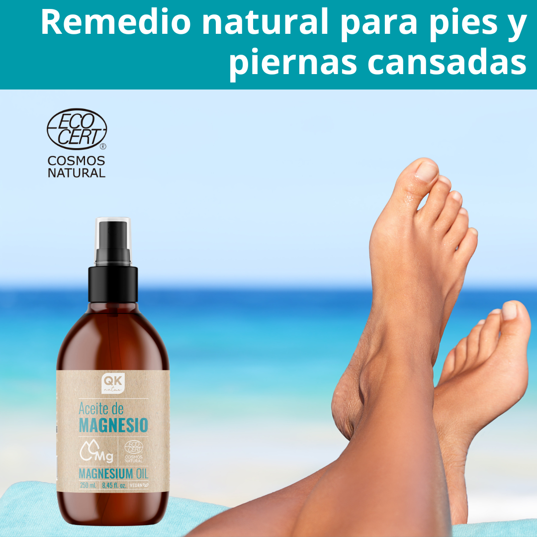 QKnatur - Aceite De Magnesio En Spray Bio 100% Puro (250 Ml) - Ideal Para Deportistas, Relajación Muscular_3