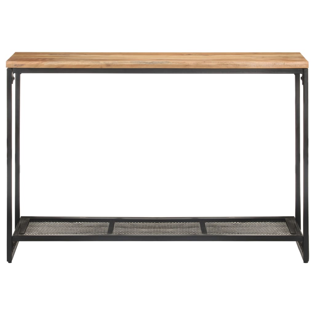 Mesa Consola De Madera Maciza De Acacia 110x35x75 Cm_0