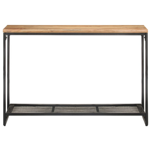 Mesa Consola De Madera Maciza De Acacia 110x35x75 Cm_0