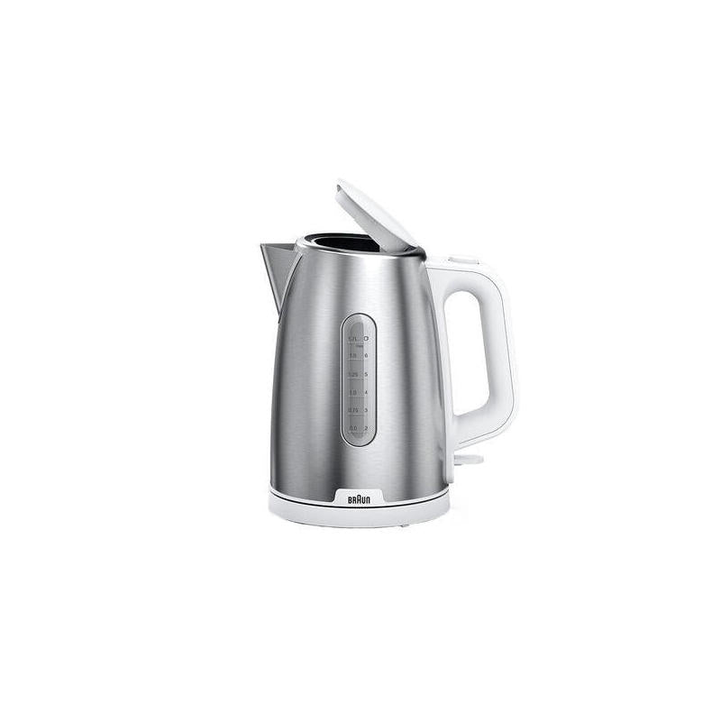 Tetera Eléctrica Braun Wk 1500  1,7 L 2200 W Acero Inoxidable, Blanco_2