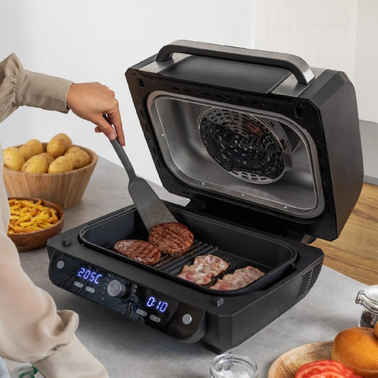 Freidora De Aire Sin Aceite De 8 L Cecofry Firedome 8000 Pro. 1700 W, Doble Resistencia, 4 Niveles De Grill, 12 Modos Predefinidos, Temperatura Y Ti_0