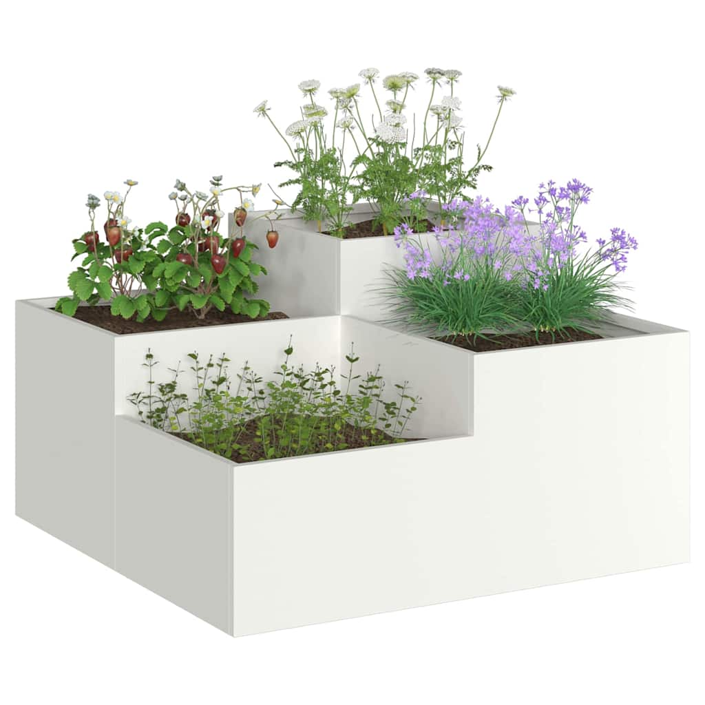 Maceta Para Jardín 80 X 80 X 48 Cm Acero_2