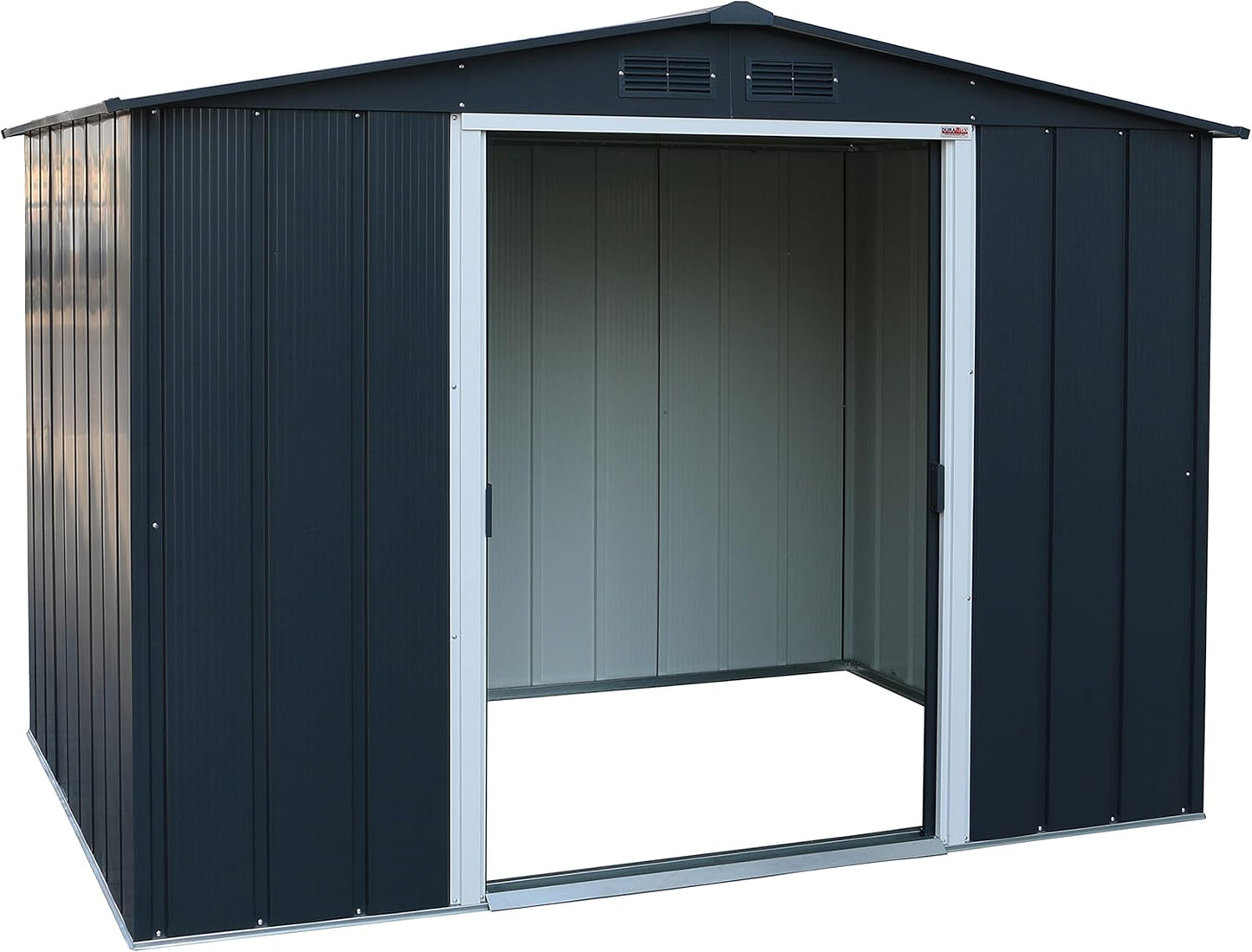 Duramax - Caseta Jardín - Eco Altea 8x6 - Metal - Color Gris Antracita_3