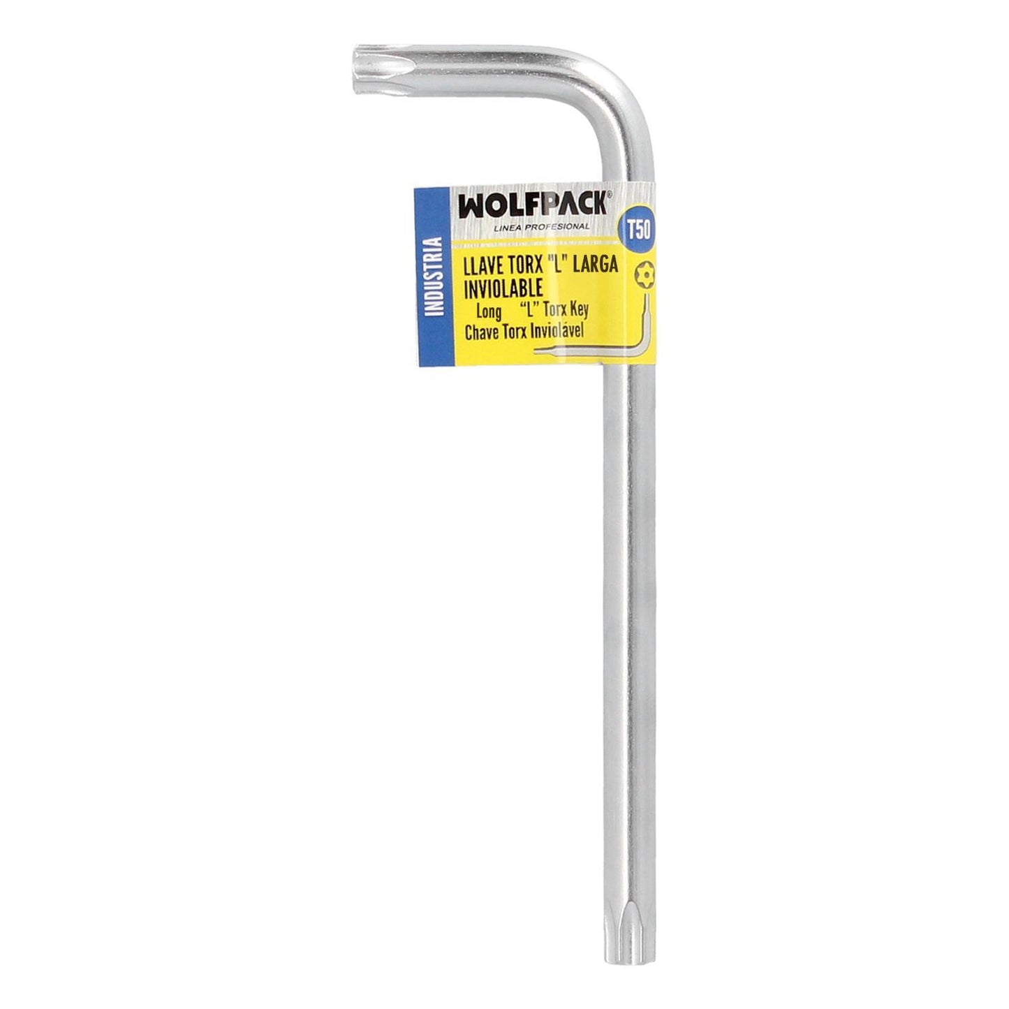 Llave Torx Inviolable Larga Acero Cromo Vanadio Profesional T50 Mm. Llave Estrella, Llave Allen Estrella_2